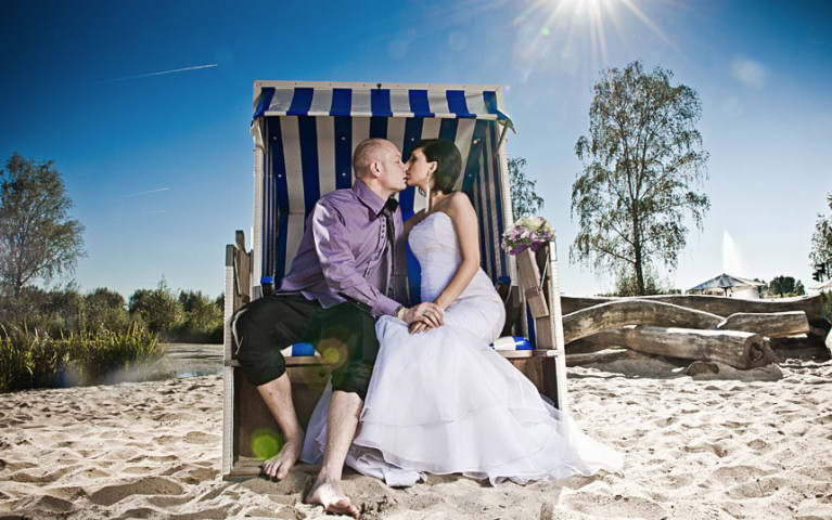 strandkorb barfuss